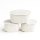 Purmed - 2lt / 65OZ (W300/W500) Evcil Hayvan Su Sebili Uyumlu Pamuk, Karbon Filtresi - 6X3CM 3'lü Paket