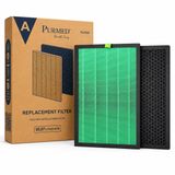 Purmed Coway AP-1018F & AIRMEGA 200 Hava Temizleyici Uyumlu Hepa + Petek Karbon Filtre Seti