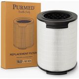 Purmed Philips 8000 Serisi AMF870 ve AMF765 Hava Temizleyici Uyumlu - FYM860/30 Hepa + Karbon Filtre - Beyaz