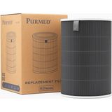 Purmed Xiaomi Mi 1 / Mi 2 / Mi 3 / Mi Pro Air Purifier Uyumlu Gri H13 HEPA + Karbon Filtre – RFID Çipli Yedek Filtre