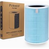 Purmed Xiaomi Mi Pro / Mi 1 / Mi 2 / Mi 3 Air Purifier Uyumlu Mavi H13 HEPA Filtre – Yüksek Verimli Yedek Filtre