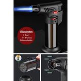 Pürmüz Doldurulabilir Çakmak 1300 C Torch Depolu Orta Boy Pürmüz