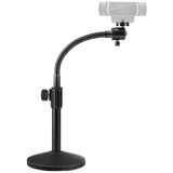 Puroma Web Kamerası Standı Dik Yaka Montaj Standı Yükseltilmiş Masaüstü Standı Logitech Web Kamerası C922 C930e C920S C920 C615 ve 1/4 inç Dişli Diğer Web Kameraları için