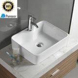 Puroser Finike Tezgah Üstü Çanak Lavabo - Parlak Beyaz - Yok