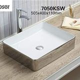 Puroser Likya Gümüş Tezgah Üstü Çanak Lavabo