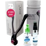 Purple Love Dermaroller 2.00 mm Titanyum 540 Iğneli Vücut Bölgesi Için Siyah Derma Roller