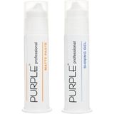 Purple Professional 2'Si Bir Arada Parlak-Mat Wax 100 ml Doğal Saç Şekillendirme İçin İdeal