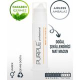 Purple Professional Purple Professıonal Matte Paste (Mat Wax) - Renkli