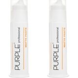 Purple Professional Saç Şekillendirici Mat Wax 2 x 100 ML
