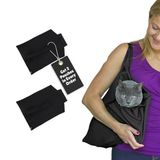 PurrFect Pouch Televizyonda Görüldüğü Gibi Orijinal. Rahat Kedi Taşıma Çantası Bir Arada (2'li Set - Siyah)