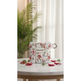 PURSEMARK Vintage Çiçek Desenli El Yapımı Küçük Cüzdan