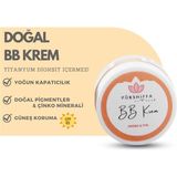Pürshiffa Doğal BB Krem 20 ml E Vitamini ile Tüm Cilt Tiplerine Uygun Ton Eşitleyici - Açık Ton
