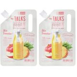 Pürüzsüz Görünüm Veren Vegan Uyku Maskesi 10g Talks Vegan Pocket Sleeping Mask (Skin Smoother) 2li paket