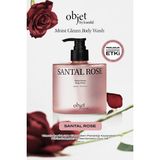 Pürüzsüzleştirici Nemlendirici Saten Bitişli Duş Jeli Kundal Moist Gleam Body Wash (Santal Rose) - 450 ml
