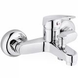 Purvex Home Mix Banyo Bataryası - Pirinç Gövde Krom Kaplama Aç-Kapa Banyo Musluğu (48 Ay Garantili)