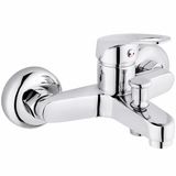 Purvex Home Mix Banyo Bataryası - Pirinç Gövde Krom Kaplama Aç-Kapa Banyo Musluğu (48 Ay Garantili)