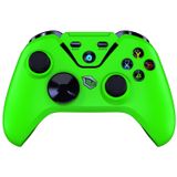 Pusat Clutch Yeşil Titreşim Geri Bildirimli Çift Mod Kablosuz 2.4 GHz Gamepad Oyun Kolu