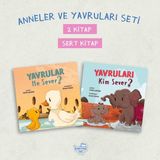 Puset Kitap Ceren Çukadar'dan Anneler Ve Yavrular Seti (2 Kitap) 3-5 Yaş Eğitici Okul Öncesi Kitaplar