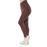 Push and Up Slim-Effect, Yüksek Bel, Esnek, Toparlayıcı Spor Tayt - PUSH-UP TAYT (Açık Kahverengi, XL)