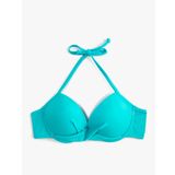 Push Up Bikini Üstü Boyundan Bağlamalı