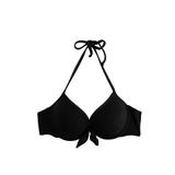 Push-Up Kalp Yaka Fiyonklu Bikini Üstü