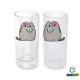 Pusheen Buzlu / Buzsuz Seçenekli Rakı Bardağı – 1 Adet Şık Sunum Bardağı 0295