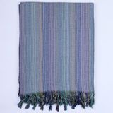 Püskül Boho Çift Kişilik Yatak Örtüsü ve Pike /%100 Pamuklu Ince Hafif Yazlık Battaniye & D - Çok Renkli - 1 x 32 x 27 cm