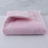 PÜSKÜL Lüks Müslin Plaj Havlusu Peştemal, Pembe, 90x180 cm, 1-Adet