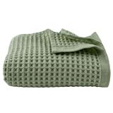 PÜSKÜL Lüks Waffle Banyo Havlusu, 80x160 cm Büyük Boy Havlu Pakette 1-Adet | Adaçayı Yeşili, 100% Pamuk Emici Yumuşak Hızlı Kuruyan Yüksek Kaliteli Waffle Petek Dokuma Ekstra Geniş Banyo & Plaj Havlusu