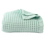 PÜSKÜL Lüks Waffle Banyo Havlusu, 80x160 cm Büyük Boy Havlu Pakette 1-Adet | Buz Yeşili, 100% Pamuk Emici Yumuşak Hızlı Kuruyan Yüksek Kaliteli Waffle Petek Dokuma Ekstra Geniş Banyo & Plaj Havlusu