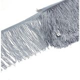 Püskül Saçak 13 cm / Koyu Gri / 1 Metre