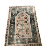 Püsküllü Kilim Desenli Halı 150x230 cm