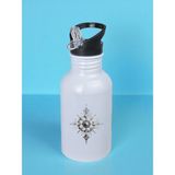 Pusula Baskılı Matara Suluk 600 ml - Sporcu Suluğu, Büyük Suluk, Spor Matara, Sporcu Sulukları