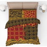 Pusula Home Etnik Tarz 3D Dijital Baskılı Nevresim Takımı Çift Kişilik - 200 x 220 cm - Renkli