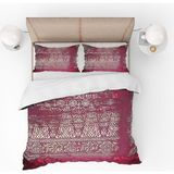 Pusula Home Vintage Damask 3D Nevresim Takımı Çift Kişilik - 200 x 220 cm - Renkli