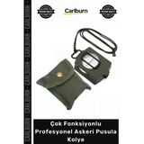 #Pusula Metal Kasa Komando Tipi Av Kamp Nişan Almalı Çok Fonksiyonlu Profesyonel Askeri Pusula