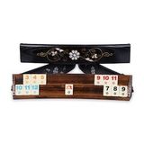 Pusula Oyun Doğal Sedefli El İşçiliği Oval Okey Takımı Zeugma 101 Okey Seti