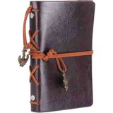 Pusula Temalı Deri Defter – Bağcıklı Nostaljik Retro Vintage Tasarım, Spiralli Denizci Konseptli Eskitme Sayfalı Çizgisiz Günlük Anı Hatıra Ajanda | Premium Hediyelik Seri - 0 - Siyah