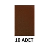 Puti 10 Adet A4 Kahverengi Simli Yapışkanlı Eva