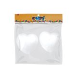 Puti 10 cm 2'li Köpük Kalp
