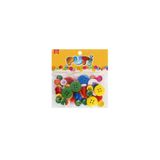 Puti 11134 AHŞAP RENKLİ DÜĞME POŞETTE