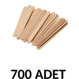 Puti 700 Adet Ahşap Büyük Geniş Dil Çubuğu Abeslang Ağda Çubuğu