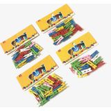 Puti Ahşap Küçük Mandal Renkli 2.5 cm 96'lı