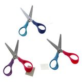 Puti Çift Renk Okul Makası 02002 Cetvelli Ergonomik Kullanım İçin Dayanıklı ve Estetik Tasarım