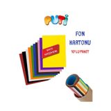 Puti Fon Kartonu 50X70 Cm Karışık Renk 10’Lu Paket