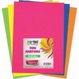 Puti Fosforlu Fon Kartonu 25x35 cm. 10'lu Paket