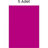 Puti Fosforlu Fon Kartonu 5 Adet 50X70 Fuşya