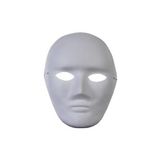 Puti Küçük Surat Karton Maske
