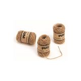 Puti Natural Jut İp, 10m, 5 Adet Set, Kahverengi