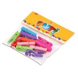 Puti Renkli Ahşap Mandal Küçük Boy 24 Lü Paket (Kod : 4667)